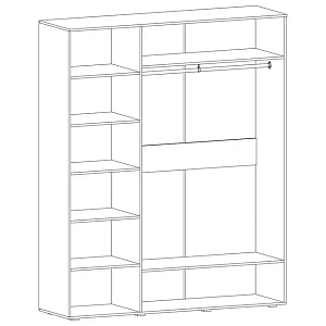 Шафа розпашна ST-0027