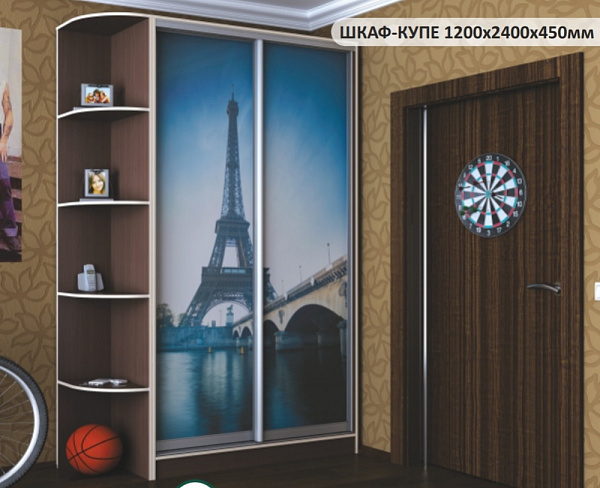 ШАФА-КУПЕ 1200х2400х450мм
