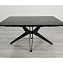 Стол обеденный раскладной VINCENT CERAMIC 140(200)*90 графит мат/черный