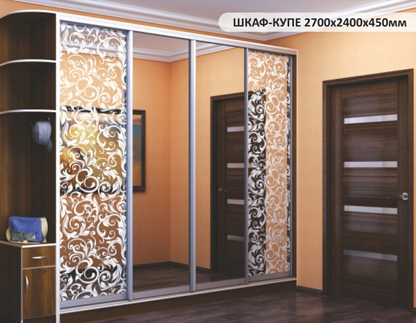 ШАФА-КУПЕ 2700х2400х450мм