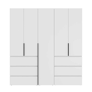 Шкаф распашный комбинированный №3 Light 200x220x50 см